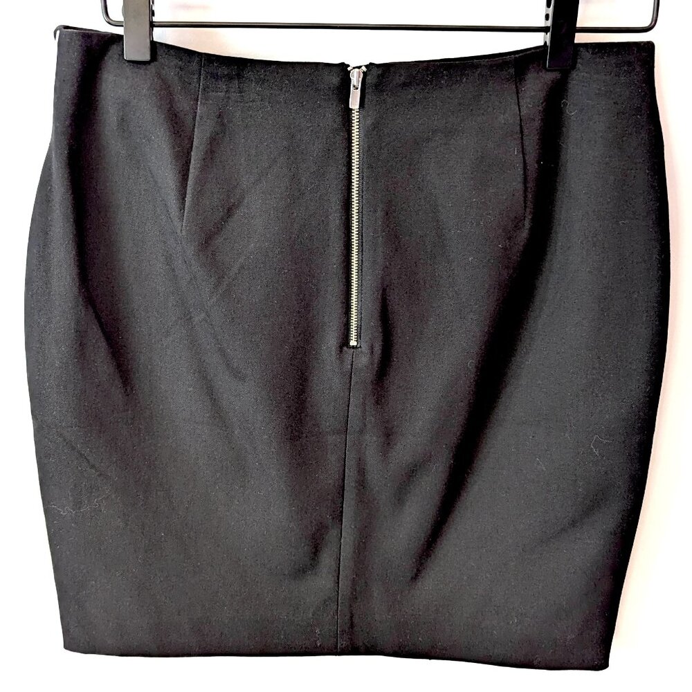 NWT Banana Republic | Cotton Blend Black & White Sloan-Fit Pencil Skirt | Size 8 - Picture 4 of 9